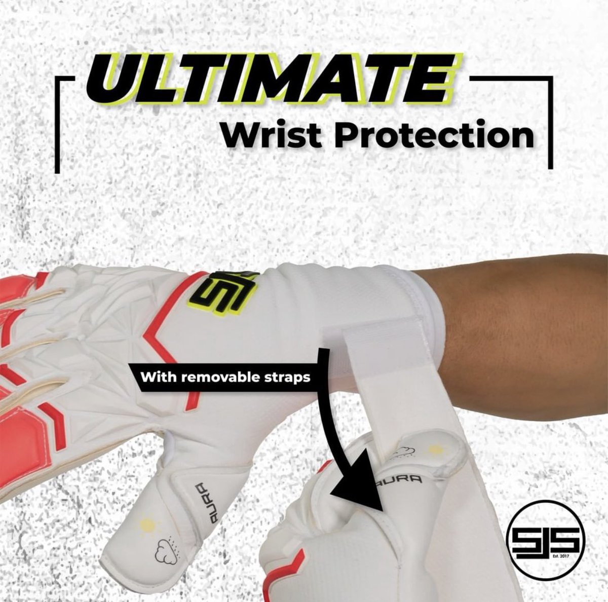 SJSGoalkeeping's tweet photo. SJSGoalkeeping Aura flaunts itself with a dashing selection of colours, breathable fabric, German latex roll fingers, and its signature slim fit wrists with removable straps.
Purchase today at https://t.co/kIf24GgjvL for only RM195!
#SJSGoalkeeping #GoalkeepingGloves https://t.co/ImKnp5C9I4
