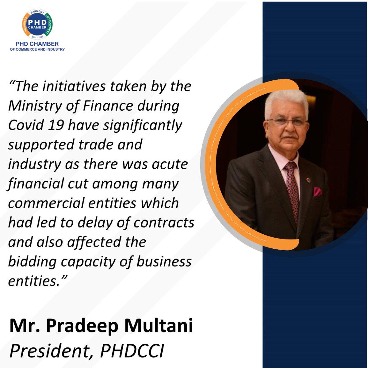 #PHDCCI urges the Government for the extension of the PBG and EDM for one more year till 31st December 2022  so that #business entities thrive, overcome financial challenges caused due to #COVID19 and can reach their peak.
#trade #industry #International #Markets #Insurance