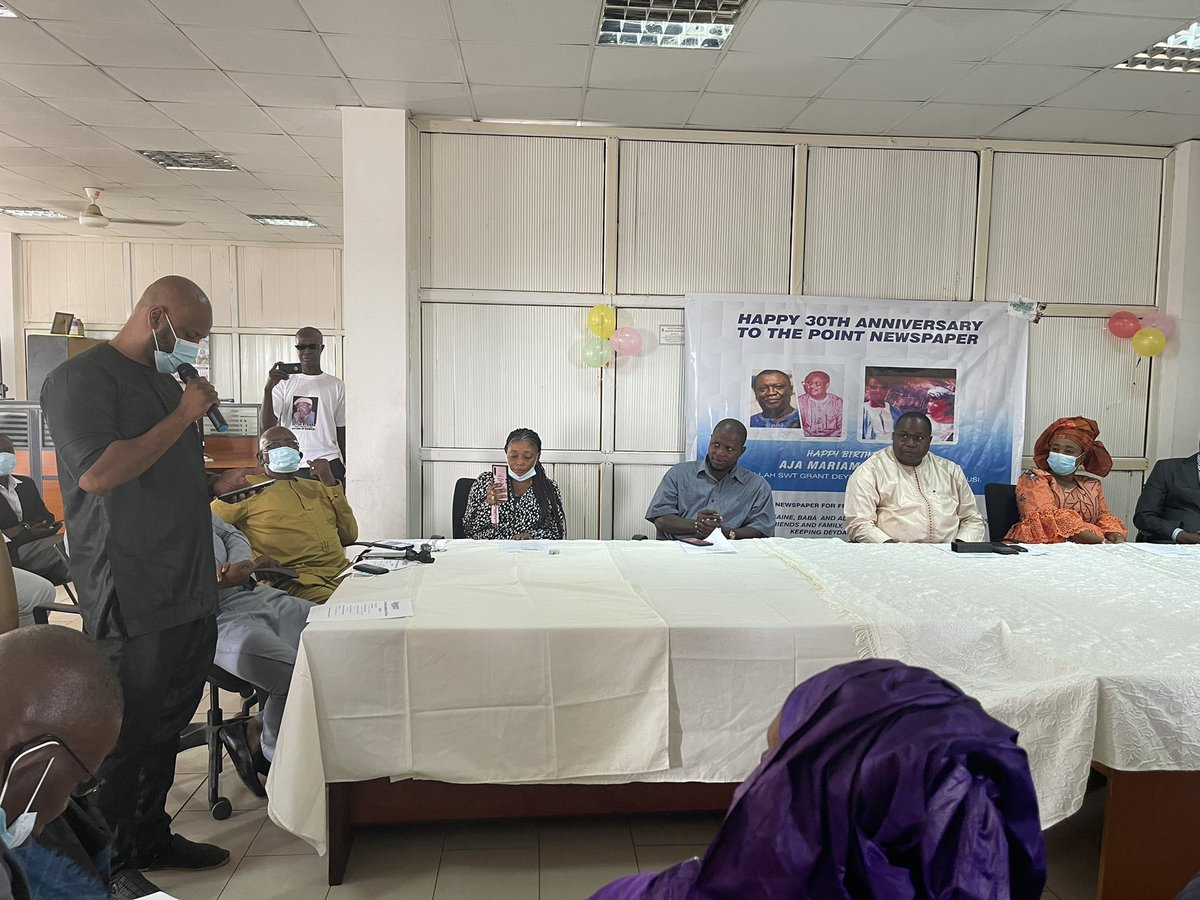 ARTICLE19Gambia's tweet photo. @PointGambia commemorates 30th anniversary & remembers the late Deyda Hydara,a renown journalist and an authoritative voice of The Gambian media, who was gunned down in December 2004 in The Gambia. https://t.co/h5oCrO8dWq