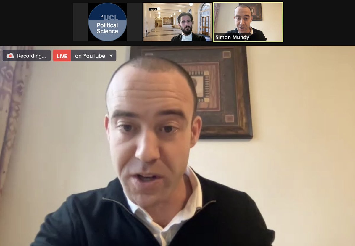 uclspp's tweet image. Delighted to welcome @simonmundy to our final #PolicyandPractice seminar of 2021. He explores the long-term strategy in China and discusses the electric cars in the Congo. 🚗