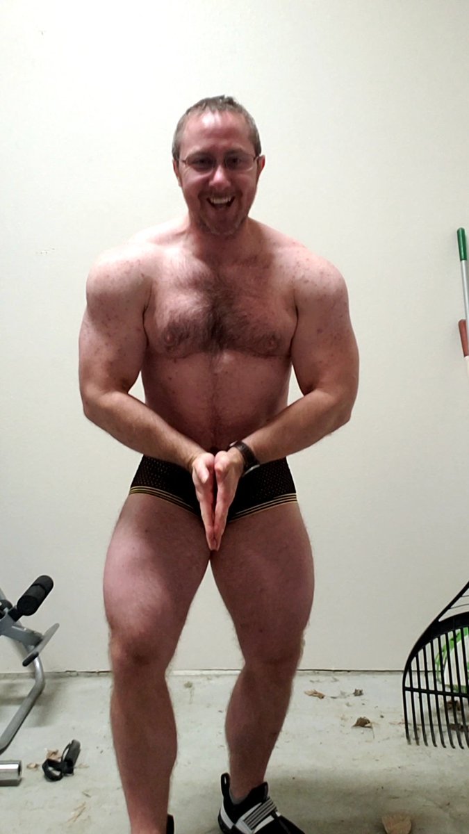 brttmcgbodyfit's tweet photo. Here are some shots of what I can show....😉 I posted a video on my OnlyFans page. Posing after a pull day at the gym. @andrewchristian
https://t.co/Dvqp9gBcxv
#frontdoublebiceps #flex #biceps #hairychest #hairydaddy #hairypits #muscle #muscles #bodybuilding #musclenerd #thisis40 https://t.co/vOvQE1FtqJ