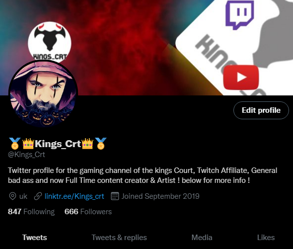Kings_Crt's tweet photo. AND !!! today doesnt stop !!
WE hit that MAGICAL number here on #twitter too !!
IF you are 555, then #Im666
#metal #twitchstreamer
@CommChest https://t.co/lPu0tsUiPI