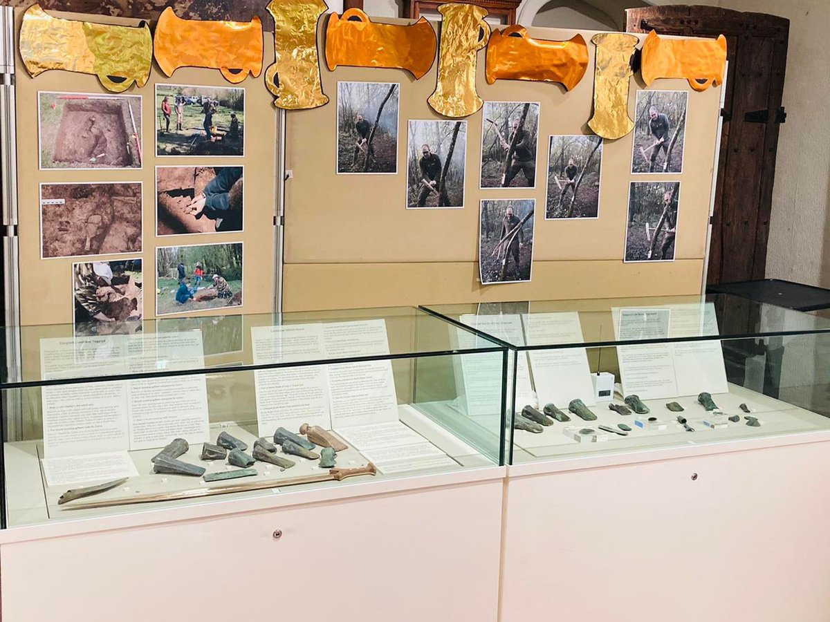 Last chance to see Brilliant Bronze Age at #Abergavenny museum. Open today, Friday &amp; all weekend 11-4. Pop in, it’s free! A #community project led by #Monmouthshire #museums, working with metal detectorists, landowners, #students, #volunteers, academics, traditional metal workers