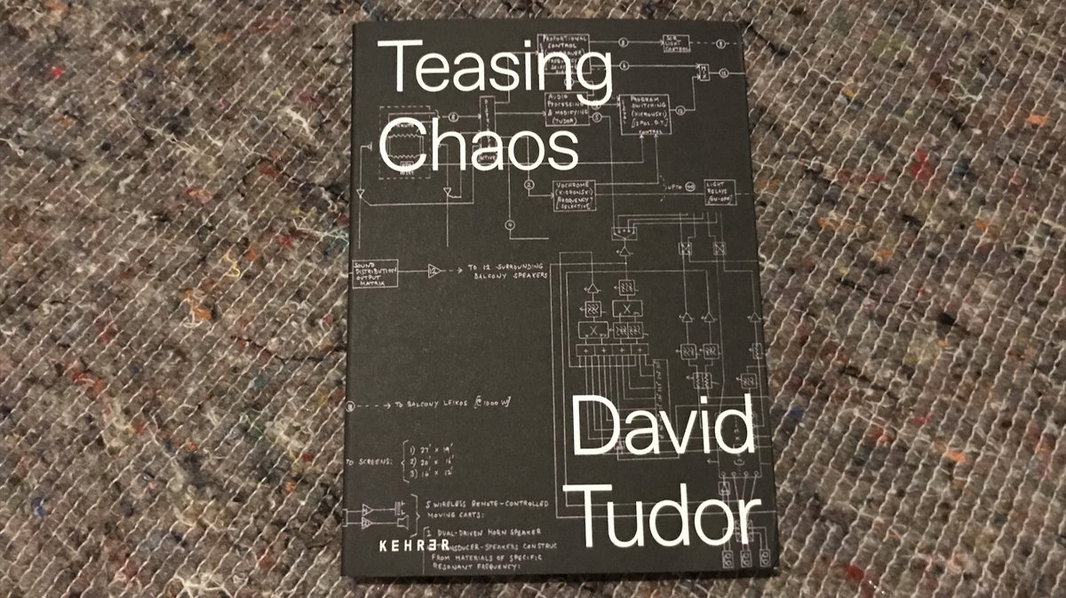 Teasing Chaos - kicking new completest volume on David Tudor #KehrerVerlag @MdMSalzburg