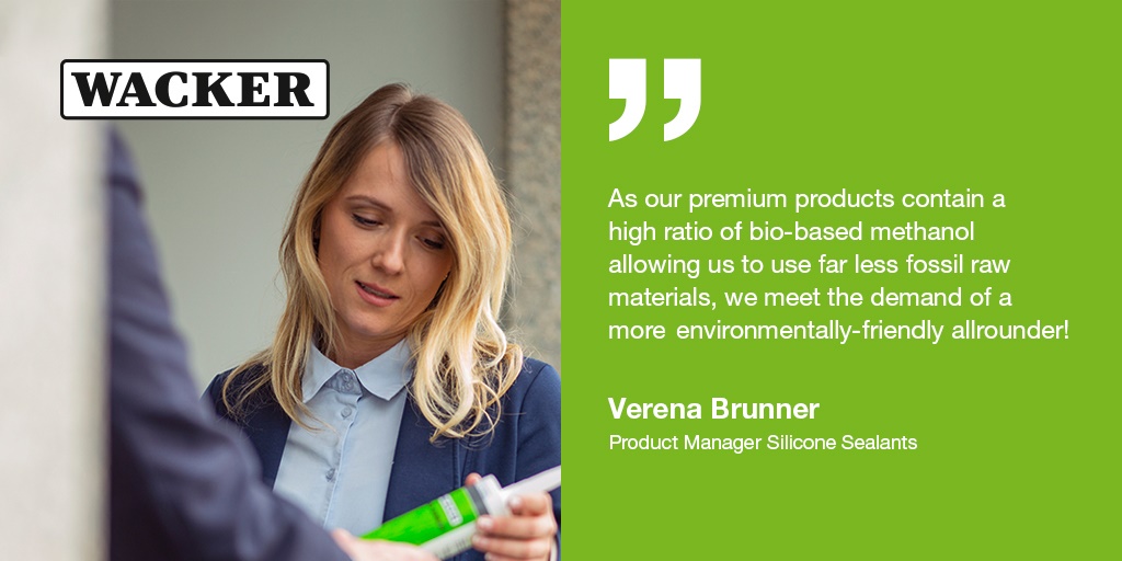 wackerchemie's tweet photo. Protect resources, save energy, increase durability. Sustainable building with ELASTOSIL® eco – from production right up to the finished building. More about the new #ecosealant: https://t.co/ppaOi25YZk
#sustainablesilicones #elastosileco #ELASTOSIL https://t.co/KATWaCUsXc