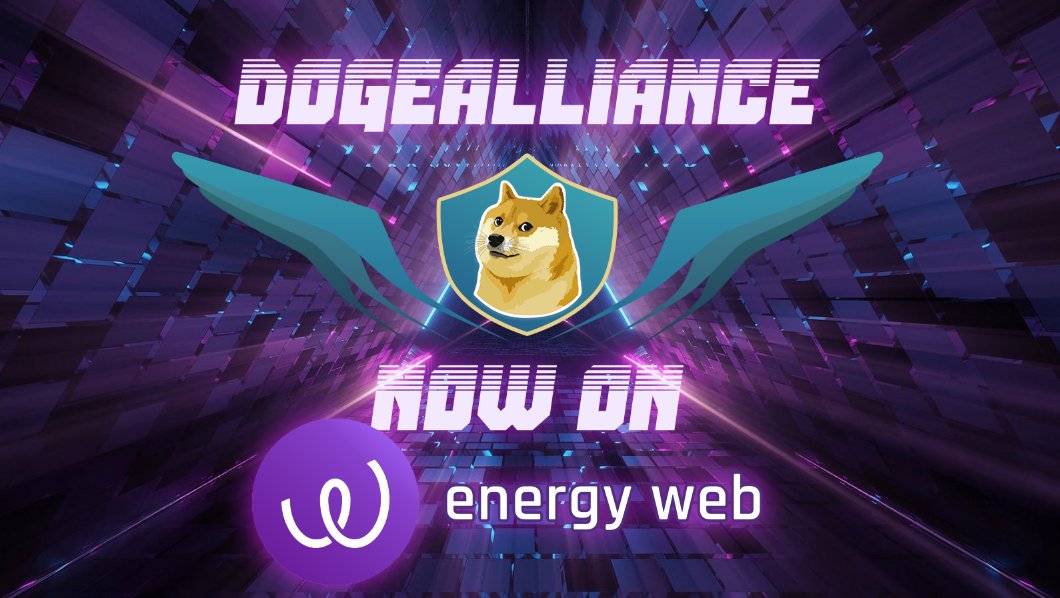 Doge Alliance💫 Now available for trading on <a href="/energywebx/">Energy Web</a> via <a href="/carbonswap_fi/">CarbonSwap</a> DEX

Energy Web Chain features:
⚡️Hyper-Fast Transactions
📊 Insanely Cheap Fees 0.000001$ per swap🤯
🌱 Carbon Negative

Trade @
info.carbonswap.exchange/pair/0x9e37067…

Add EWC To <a href="/MetaMask/">MetaMask 🦊</a> energyweb.atlassian.net/wiki/spaces/EW…