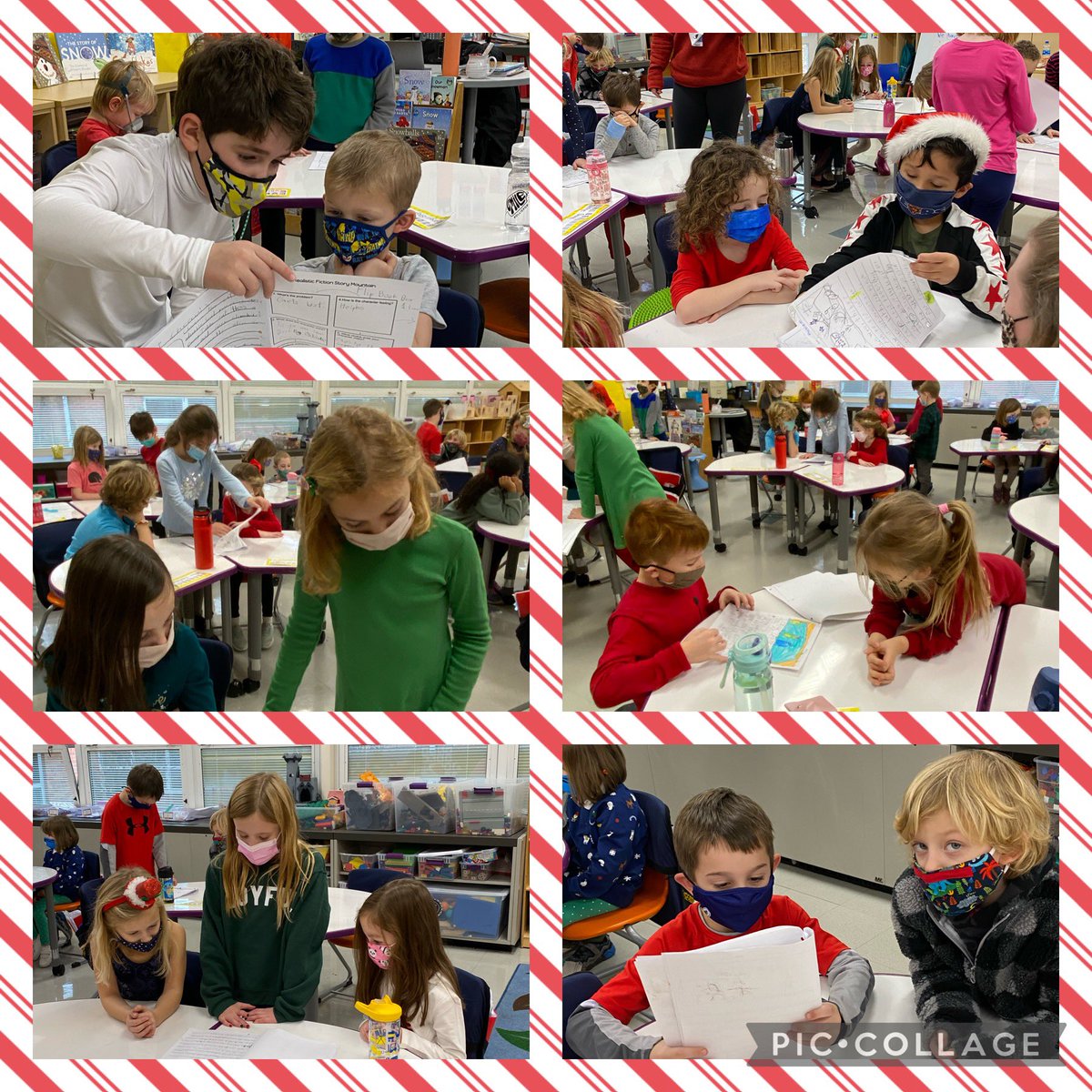 2M celebrated their Realistic Fiction writing with Ms. Swanson’s Kindergartner. #sheridanshines #findingjoy67