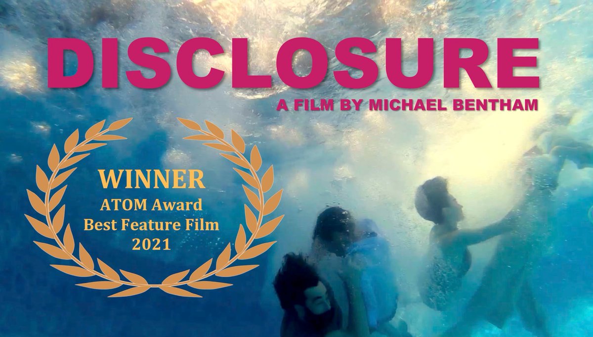 'Disclosure' wins the Best Feature Film category at the ATOM Awards 2021! The 2nd longest-running film &amp; media awards in Australia, held annually since 1982, celebrating the best of Australian &amp; New Zealand screen content from the education sector &amp; screen industry professionals
