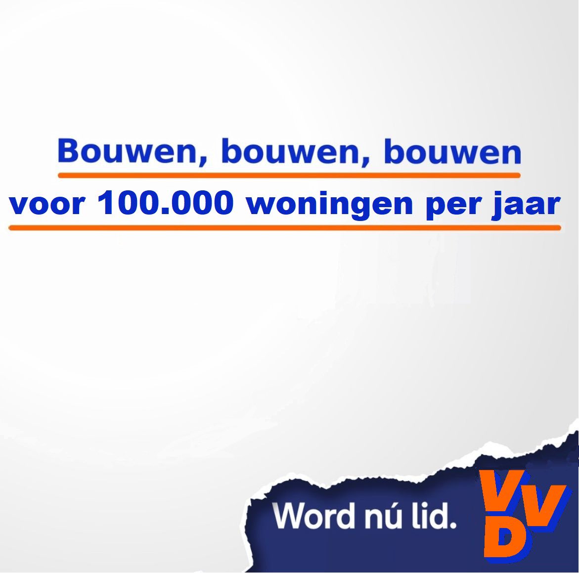 danielkoerhuis's tweet image. Bouwen, bouwen, bouwen voor 100.000 woningen per jaar: dat is realistisch rechts.
#coalitieakkoord