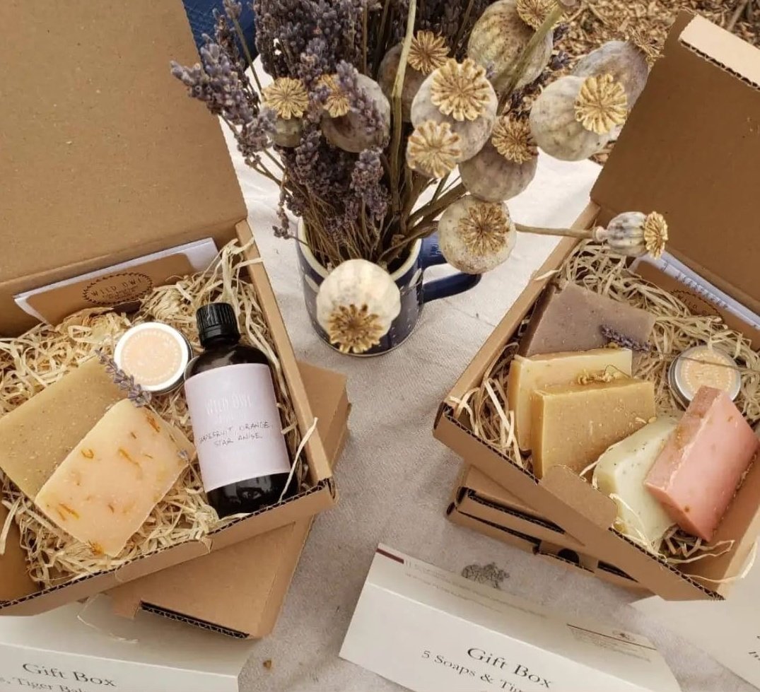 If you're still looking for Christmas presents we have quite a few gift ideas: #handmade in #whalleyrange soaps and balms by Wildowlsoaps, #organic #fairtrade coffee beans, hand-printed garlands and others. You have until Sunday, 19th Dec to visit the café and get them 🎄