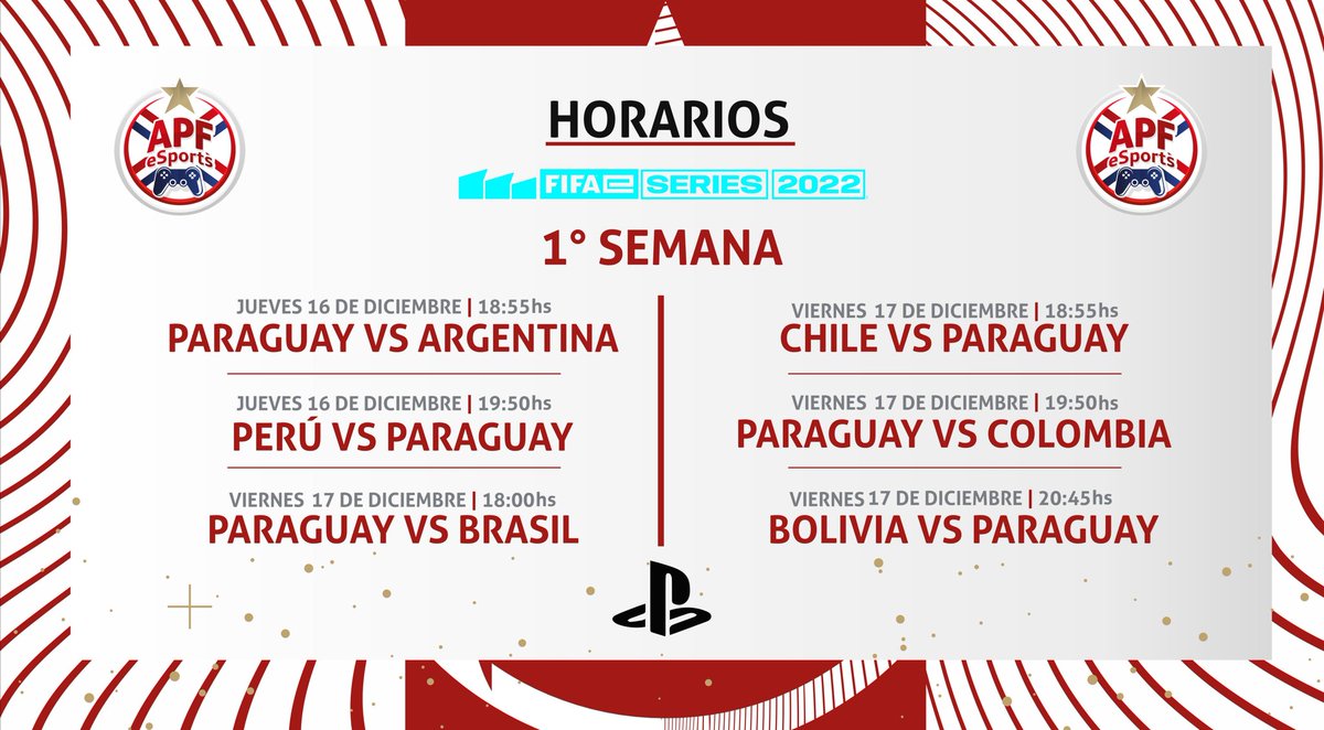 APFeSports's tweet photo. ¡Hoy, volvemos a alentar a la Albirroja! 

Paraguay debuta en la #FIFAe Nations Online Qualifiers 2022 en busca de lograr la clasificación a la FIFAe Nations Cup 2022.

¡Vamos con todo muchachos! ⚽🇵🇾🎮 https://t.co/y02NvwPugs