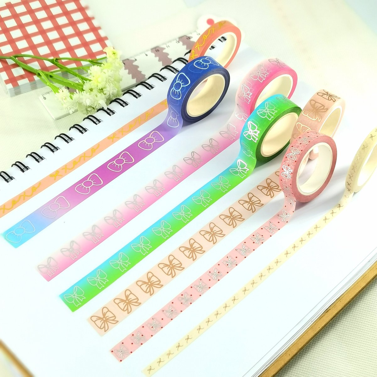 FamilyTapes's tweet photo. Foil washi tapes, MOQ is 50pcs per design. 
https://t.co/sE0ULHrC3Q
#foilwashi #foilwashitape #washitape #washitapes #journal #journaling #stationeryshop #stationery https://t.co/6OsVEk3mil