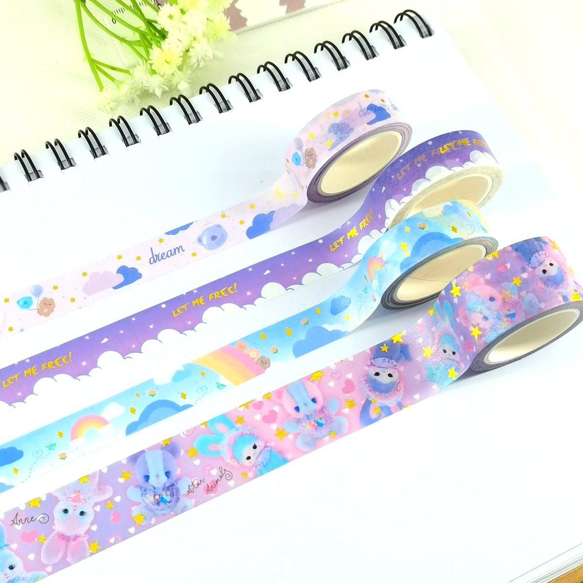 FamilyTapes's tweet photo. Foil washi tapes, MOQ is 50pcs per design. 
https://t.co/sE0ULHrC3Q
#foilwashi #foilwashitape #washitape #washitapes #journal #journaling #stationeryshop #stationery https://t.co/6OsVEk3mil