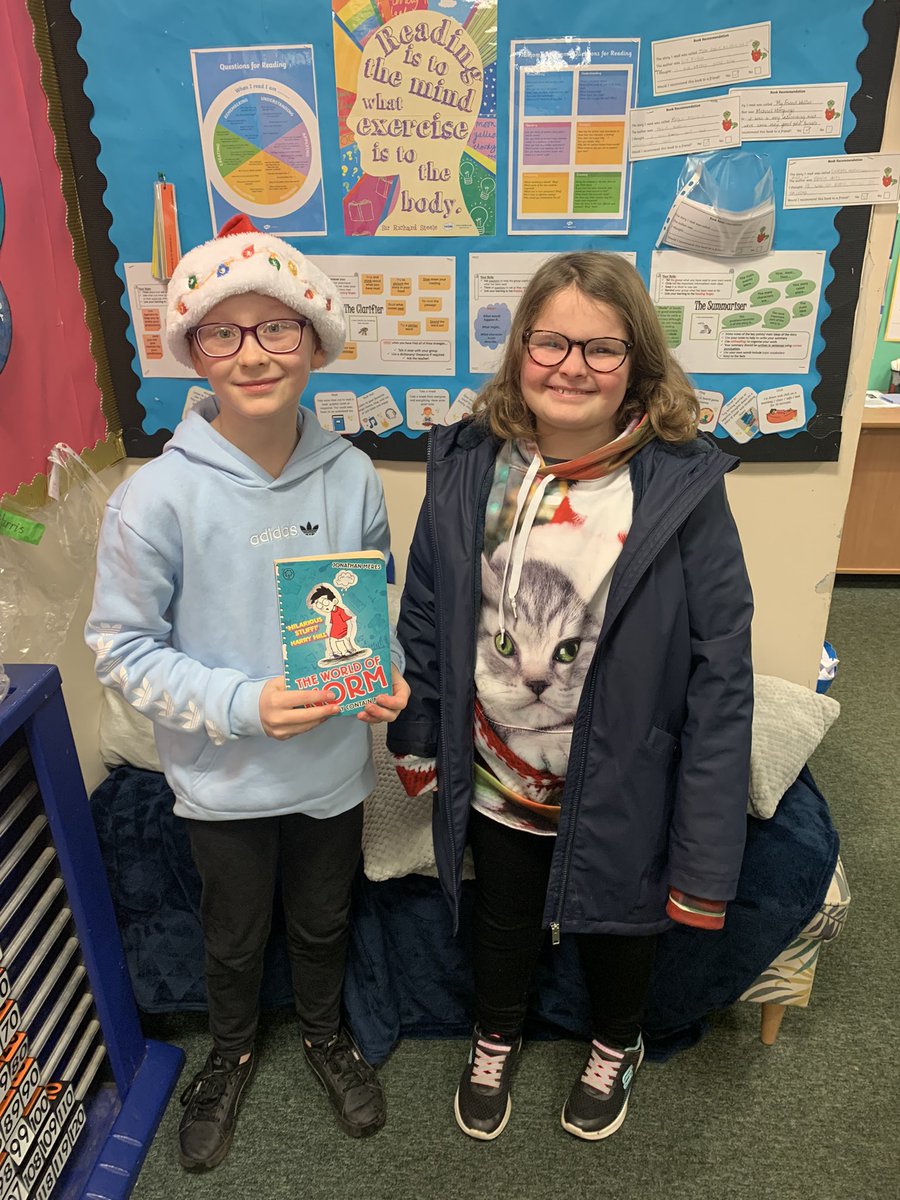 HarrysmuirPS's tweet photo. Finished reading a book? Bring it in and share it with a friend you think would enjoy it like these lovely ladies have done. 😊 #KindnessThursday #HarrysmuirReads https://t.co/zrt2iKcypg