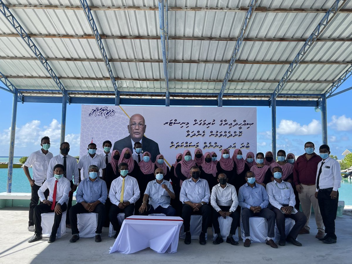 Minister and Delegation arrives in F. Feeali. <a href="/Feeali_FHC/">FHC</a> <a href="/MoHmv/">Ministry of Health, Family and Welfare</a>