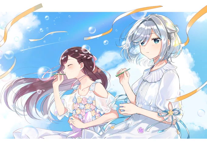 【 単行本告知 】

「君と綴るうたかた」単行本③巻が出ます!!
発売日は2月17日になります!!よろしくお願いします～～～!!!🙌
(※画像は11話扉絵なので表紙じゃないです!)

#きみつづ 
