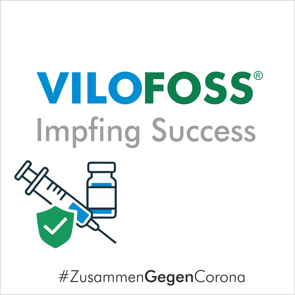Impfing Success: #Vilofoss sieht das Impfen als wichtigen Baustein in der Pandemiebekämpfung, um sich und andere zu schützen. Daher unterstützen wir die Impfkampagne #ZusammenGegenCorona und teilen unsere Marke mit dem "Impf-Claim" im Social Media. #deutschevilomix  #Minerals