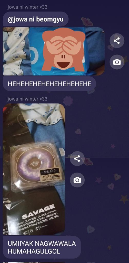 minecbg's tweet photo. #minecbghaul
— aespa savage ✨️

sorry sa super late feedback nanaman pi😓

RECEIVED SO MUCH SAVAGE ALBUM THANKYOUU ALWAYS @my304cart kilig na kilig friend ko😭 next time ulittt🤩 https://t.co/ipMfoJA9wR