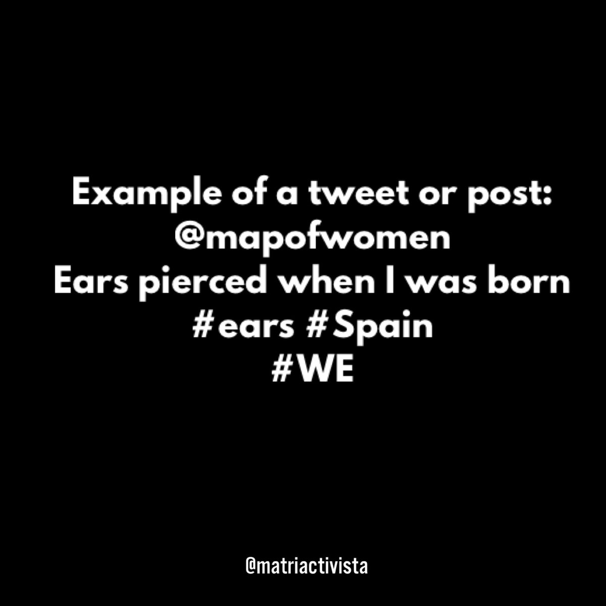 mapofwomen's tweet photo. Please share and take part, por favor retweet y participad #WE #mapofwomen @mapofwomen @MaraMatria https://t.co/4I4rDjHhWy