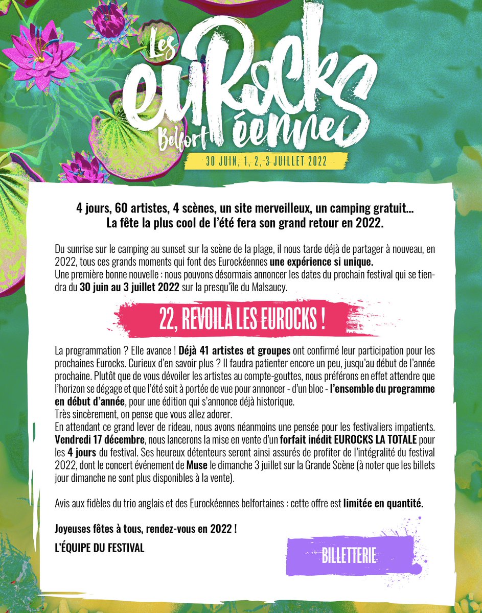 Les Eurockéennes tweet media