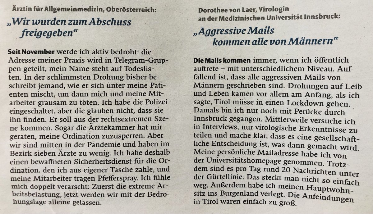 ArminWolf's tweet photo. Es gibt schon feste Trottel.
Um höflich zu bleiben.
(Quelle: FALTER) https://t.co/UDEbTvxG8H