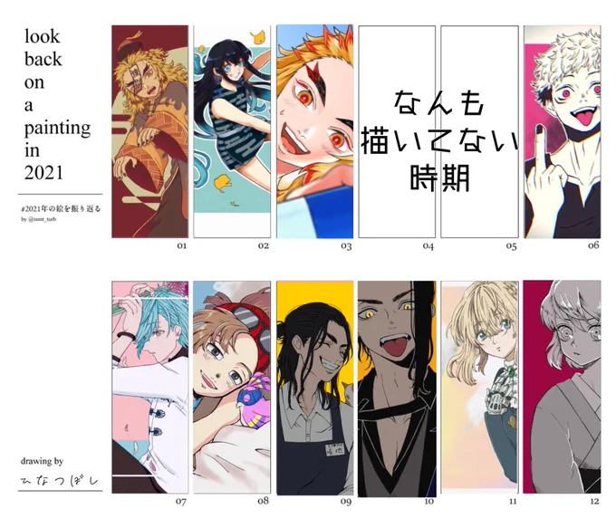 #2021年の絵を振り返る
特にお気に入りたち✌️ 