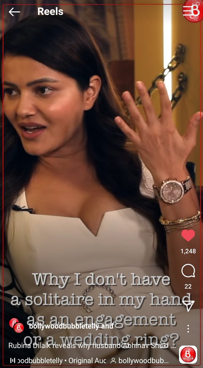 Kindly checkout this new reel by bollybubble &amp; drop &amp; like positive comments 🙏♥

#RubinaDilaik #RubiHolics 
🔗instagram.com/reel/CXiavKlAa…