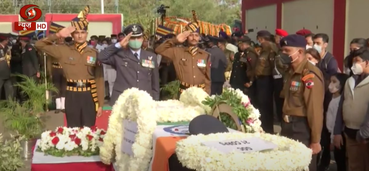 Mortal remains of late Group Captain #VarunSingh reach Bhopal airport 

#TamilNaduChopperCrash