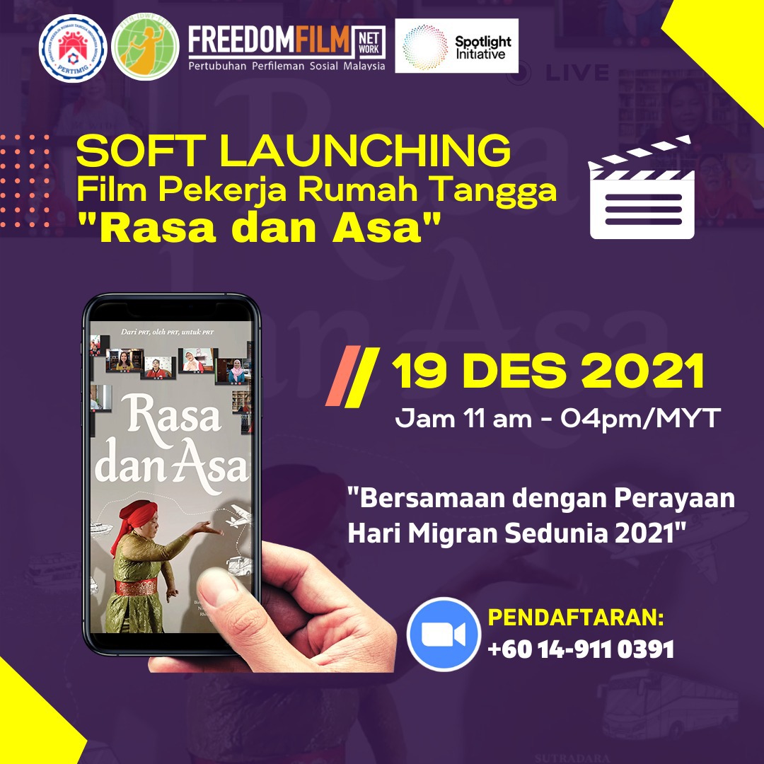 Pertimig_1512's tweet photo. Dalam rangka Merayakan Hari Migran Sedunia, dengan bangga kita mengundang semua pekerja rumah tangga untuk hadir pada soft launch film pekerja rumah tangga "Rasa dan Asa" @umrohatun @Rosidah20046619 @RiniYul62360705  @IlmiahAk @ErmaWat74102398 @NasrikahSarah https://t.co/WVnjEQnLtV