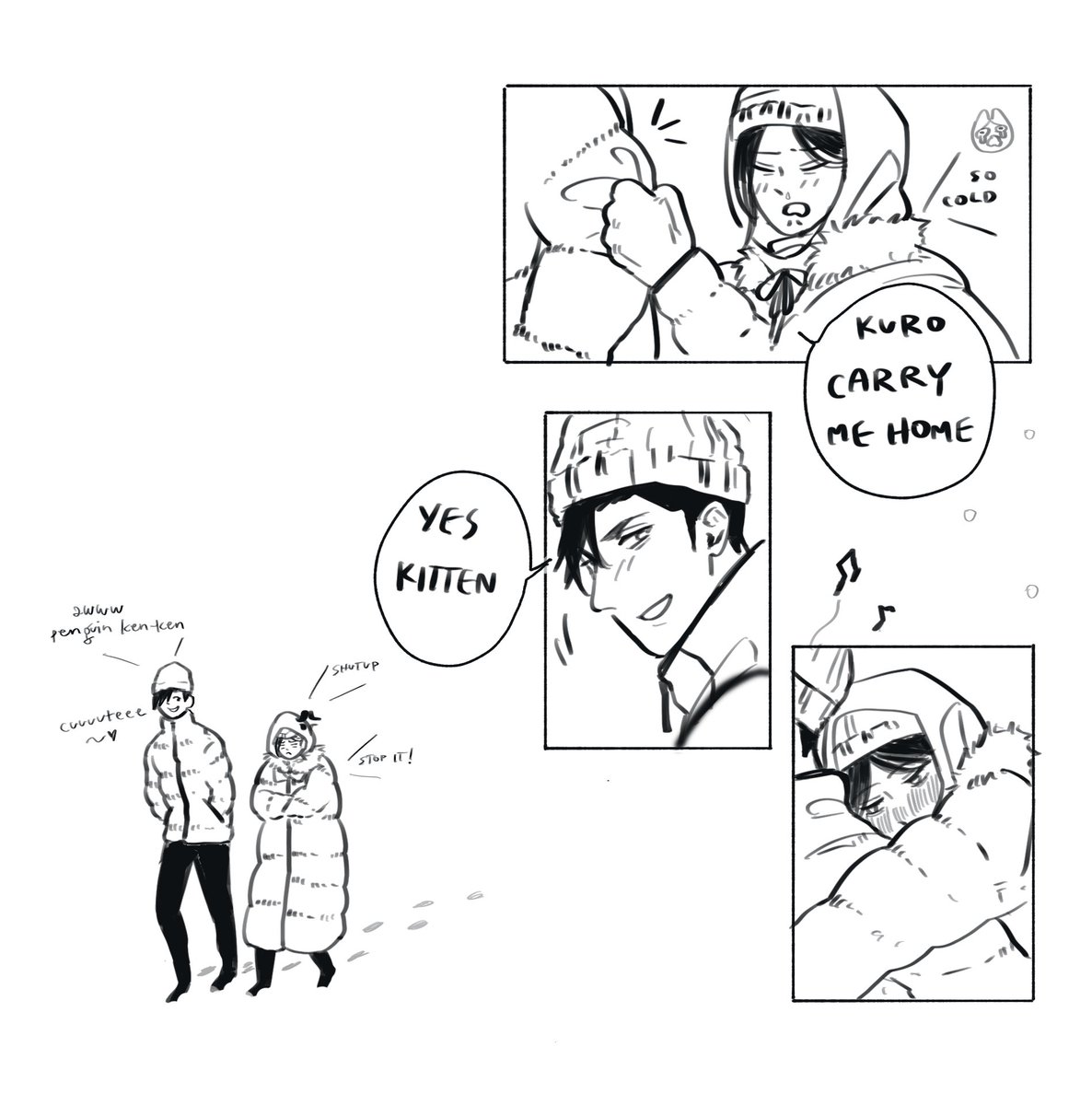 _potatotaters's tweet photo. #kuroken 

why his back is so warm😣
#กีฬาสีไฮค��วครีเอทีฟ #ทีมปราสาทสัตว์ป่า https://t.co/xb6tGM2JkX
