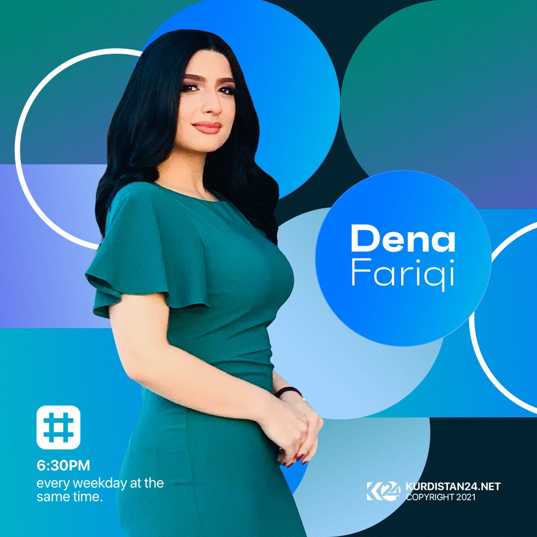 DenaFariqi's tweet image. Watch #Tagprogram every day in kurdistan 24 at (6:30)pm