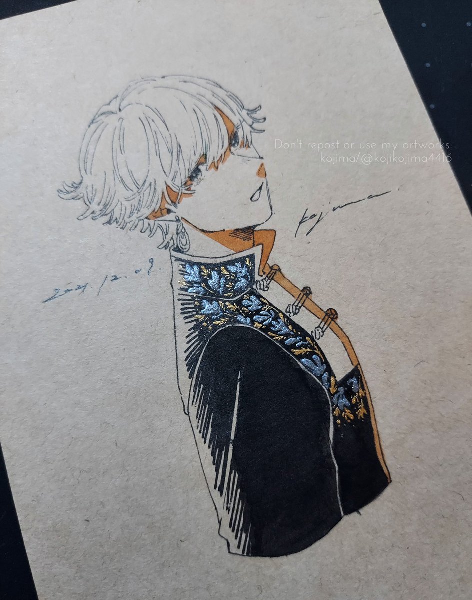 「」|小嶌❇個展4/1(土)〜4/13(木)のイラスト