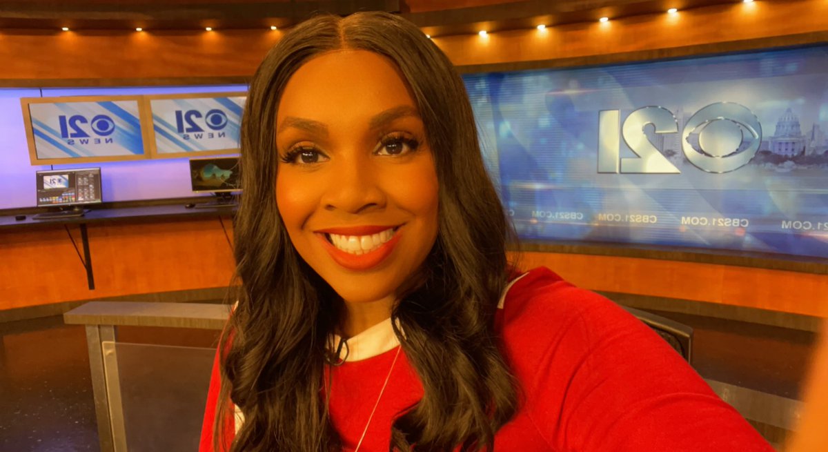 talia_kirkland's tweet photo. A first — catch me this morning on the desk filling in for the amazing @CandaceScalese on #CBS21News. 

Wish me luck 🍀 🤞🏾

Top Stories: 
Election Audit
Coronavirus Cases 
&amp; the Flu Season 

We will have all this and more! https://t.co/gGEhtpsuPy