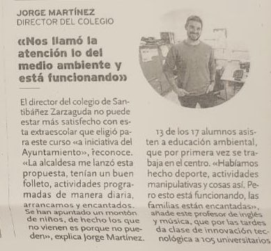 Gracias <a href="/diariodeburgos/">Diario de Burgos</a> por hacerse eco de las actividades y la realidad que vivimos en los centros rurales, que más que nunca precisan de difusión y un mayor número de docentes que puedan atender las necesidades de nuestros estudiantes. #porunaeducaciónruraldecalidad