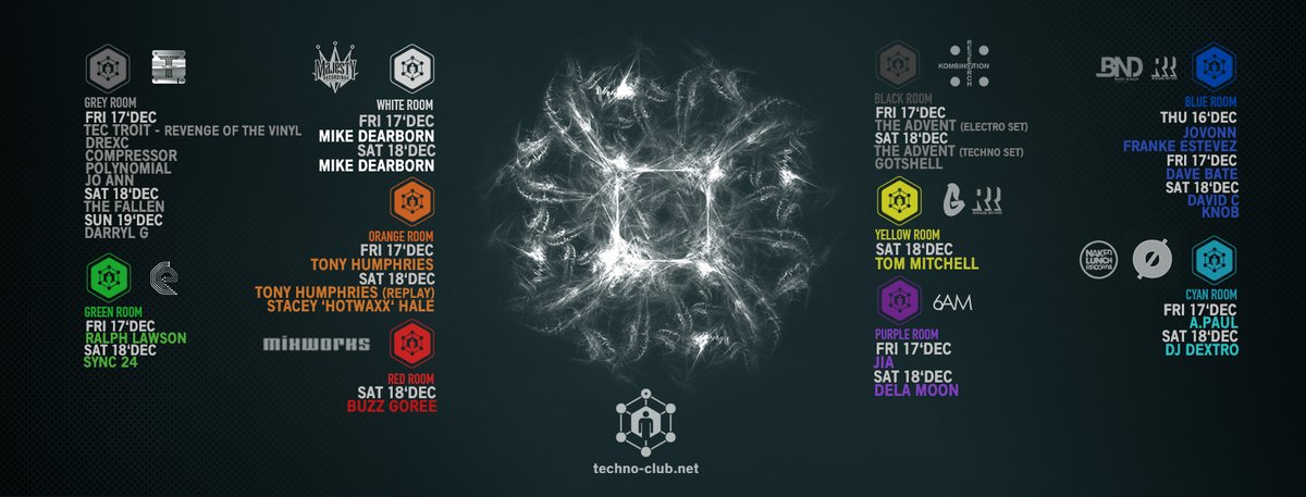 This week @ techno-club.net - Gotshell, Ralph Lawson, Sync 24, Mike Dearborn, Stacey Hale, Tony Humphries, TecTroit, The Fallen, Darryl G, Buzz Goree, Jia, Dela Moon, The Advent, Tom Mitchell, Jovonn, Dave Bate, David C, Knob, A.Paul, Dextro