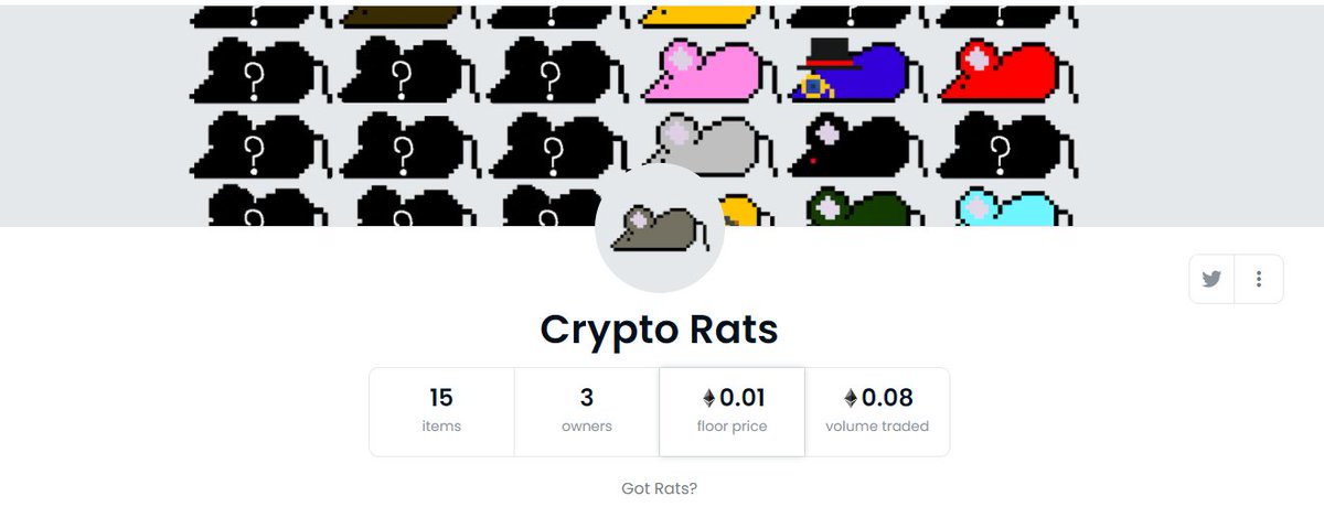 NFTCryptoRats's tweet photo. crazy week thank you
#NFT #NFTs #nftcollector #NFTCommunity #Happy #Crypto https://t.co/2xB960Chqs