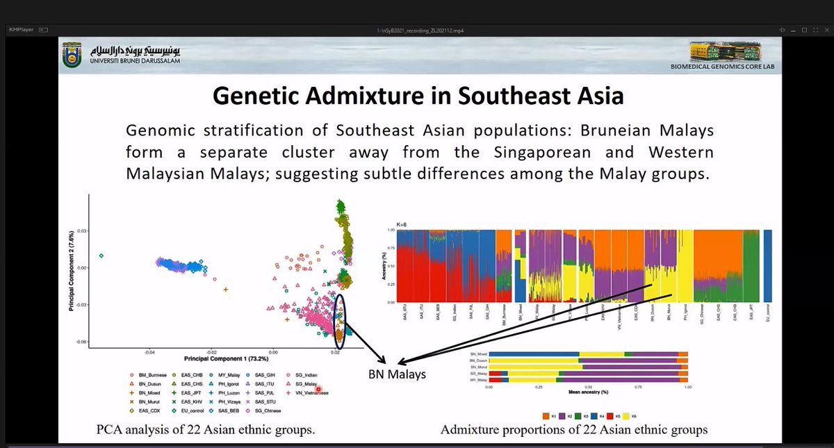 BGC_lab's tweet photo. We had presented 2 projects (Brunei Malay Genomes &amp; Alternative Splicing of KCNMA in Breast Cancer) at the @InSyB2021 https://t.co/cOnsSQ9rhD