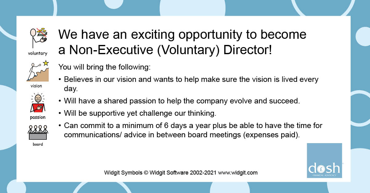 TheraTrust's tweet photo. @DoshTweets have an exciting opportunity for a Non-Executive Director to join their board. To find out more, visit: https://t.co/Tp2zH2uEgo https://t.co/GTpwf0yaLP