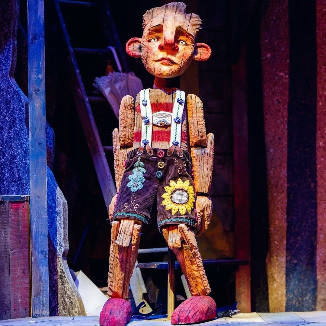 Morning off from the circus 🎪 little Pino is having a rest. 

I can’t wait to get back to him for tonight’s show and the rest of the weekend <a href="/PinocchioTGW/">Pinocchio - The Greatest Wonder of the Age</a> 
<a href="/LyricBelfast/">Lyric Theatre Belfast</a> (only 22 performances left … so book) 

He was created by <a href="/PeeVeeSee/">Paul Victor Currie</a> ♥️ 

Photo by <a href="/carriedavenport/">Carrie Davenport</a>