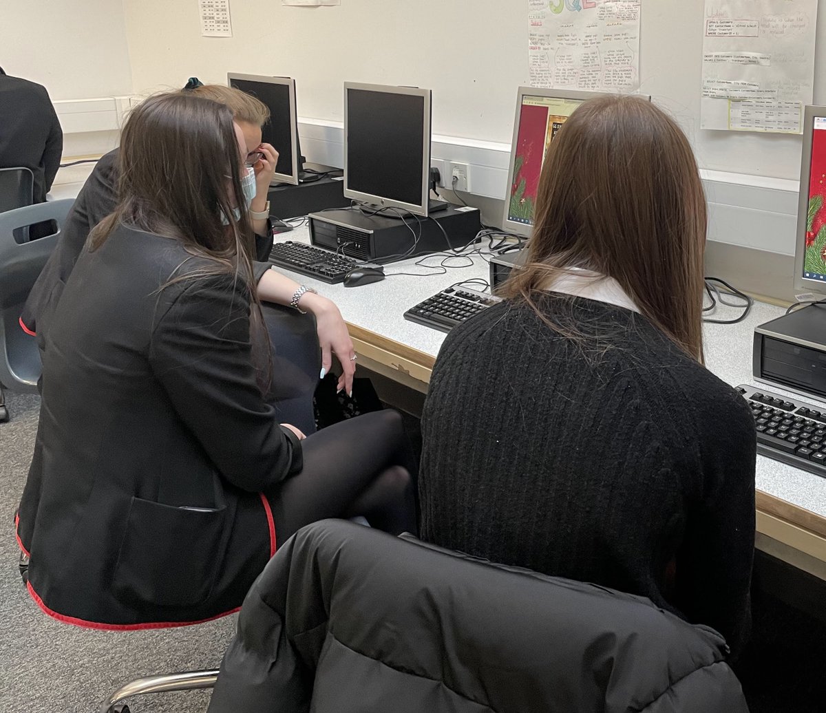 MrTennetCompSci's tweet photo. AH Computing Science class working hard and having fun solving the cyphers and puzzles in the @dressCodeHQ Cyber Advent Calendar @LasswadeHSC https://t.co/jmsBj0w7uZ