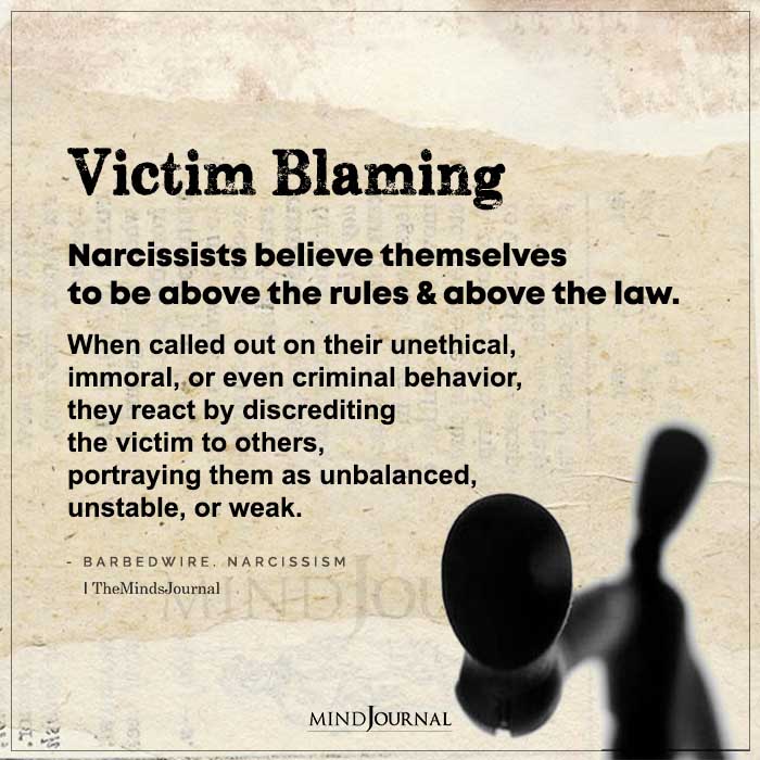 Being the victim of a narcissist