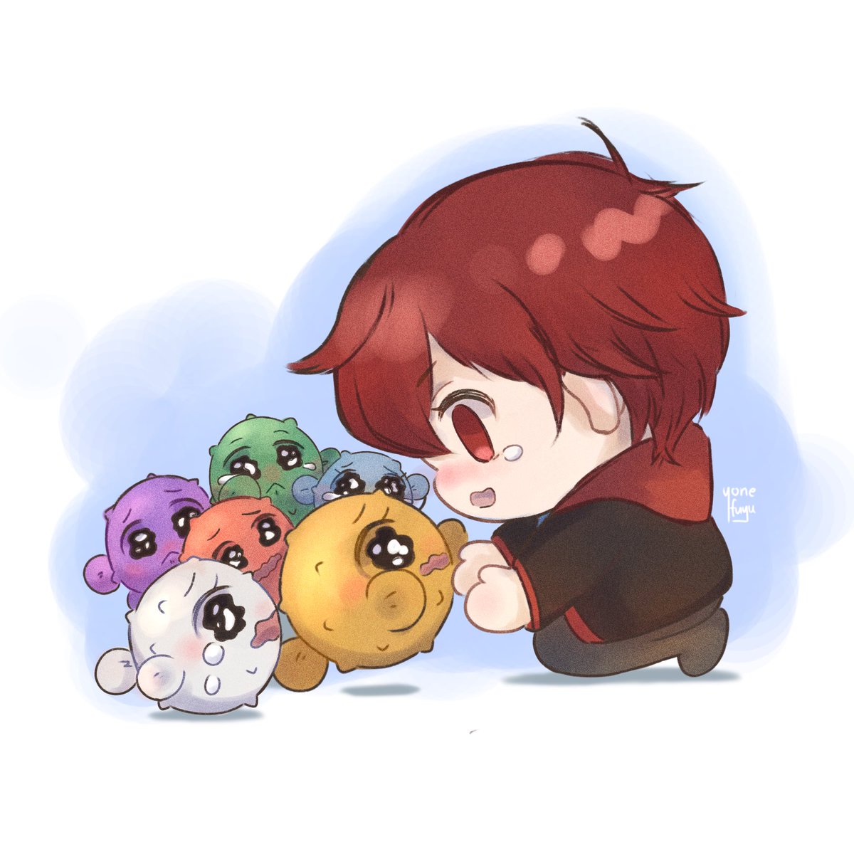 yonefuyu's tweet photo. พุ่งกอดด🥺😭
#นกอ้วนกลับรังแล้ว #hrkfanart https://t.co/NDTeF4zeIY