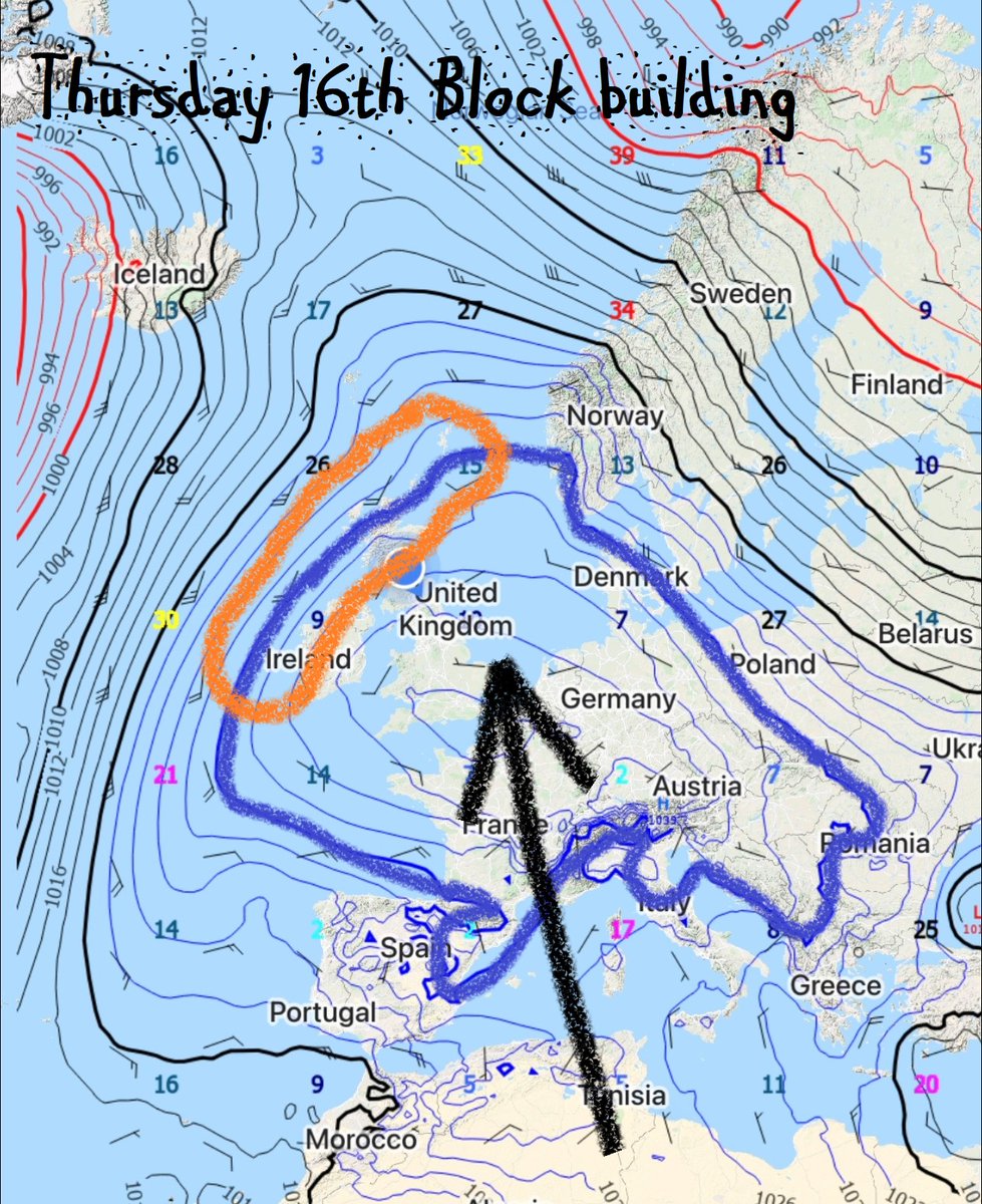 WindyWilson88's tweet photo. Mind though. Wae a Blocking High at this time oh the year. We also get what we call anticyclonic gloom - low cloud, mist & fog (for some not all) . . . That pishy dull grey sky that nobody likes
#BlockingHigh #OmegaHigh #WindysBlockUpdate #ThursdayThoughts https://t.co/tg1U2QUkps