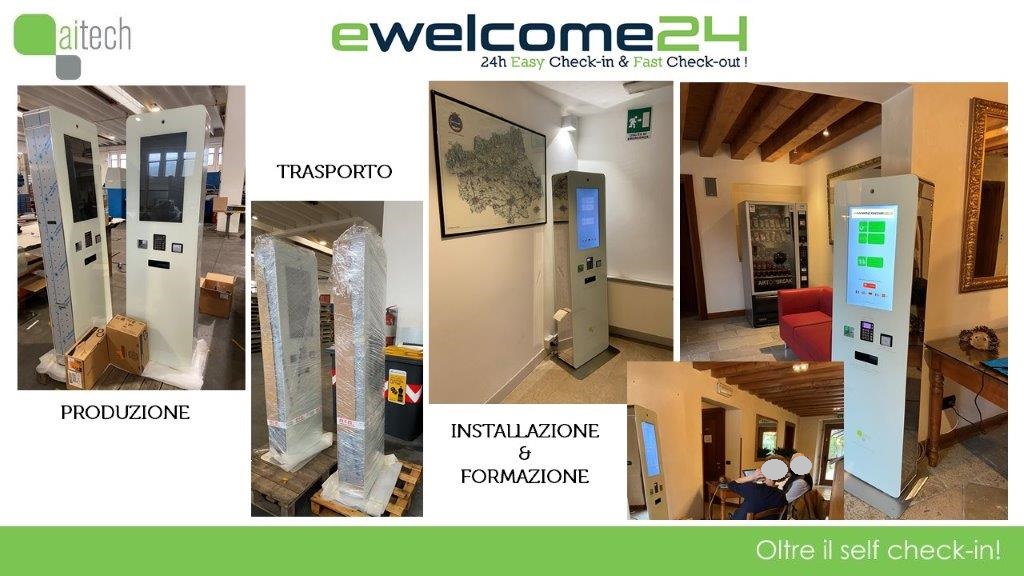 aitechitalia's tweet image. IN CONSEGNA #eWelcome24 felici per l'arrivo di nuovi clienti e nuove integrazioni con nuovi partner!
Le nostre soluzione sono il connubio perfetto tra automazione e design e consentono un accesso semplice, veloce #fastcheckin e sicuro #contactlesscheckin ai vostri Ospiti.