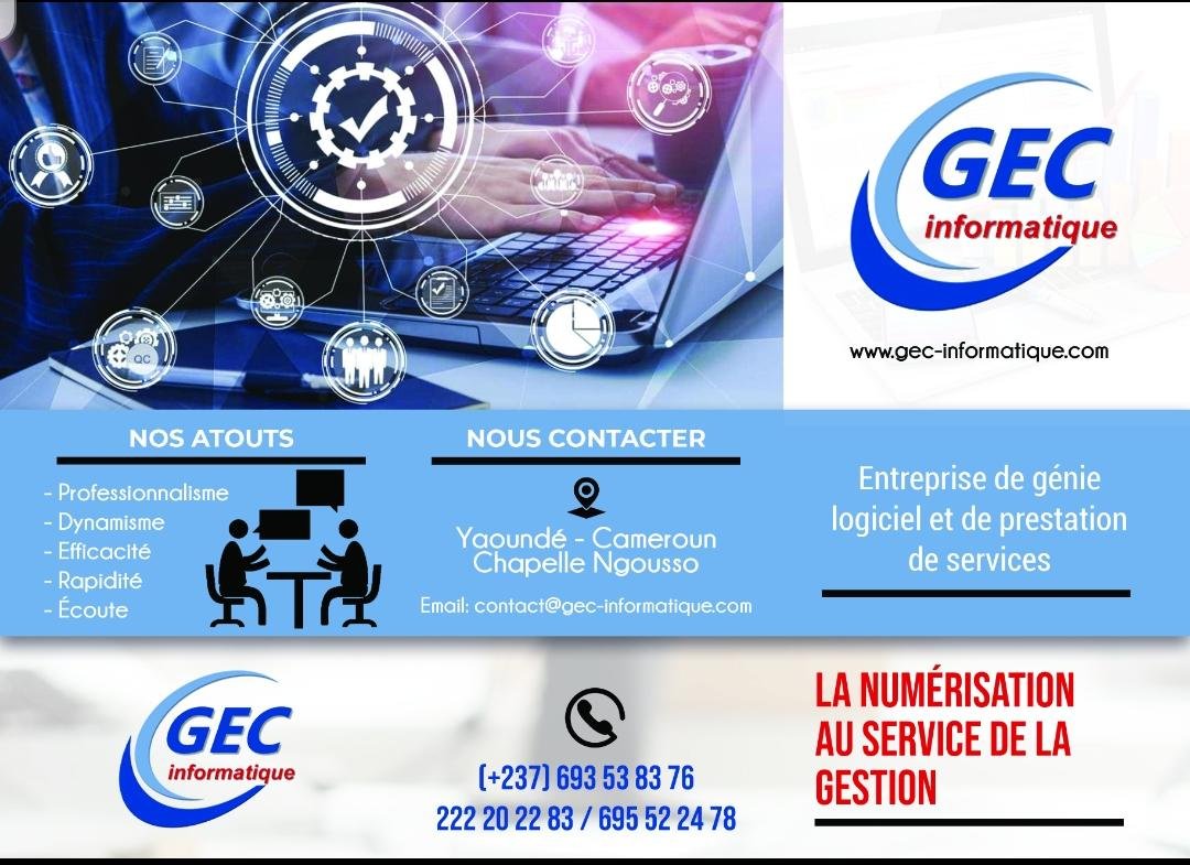 GecInfo237's tweet photo. Hello😊

Nous avons à notre disposition divers logiciels de gestion pour optimiser les rendements dans vos différents établissements. Petits, moyens ou grands qu'ils puissent être.
N'hésitez pas et contacter nous pour une meilleure gestion de vos business.

#GEC_INFORMATQUE https://t.co/YBe1cjsSEv