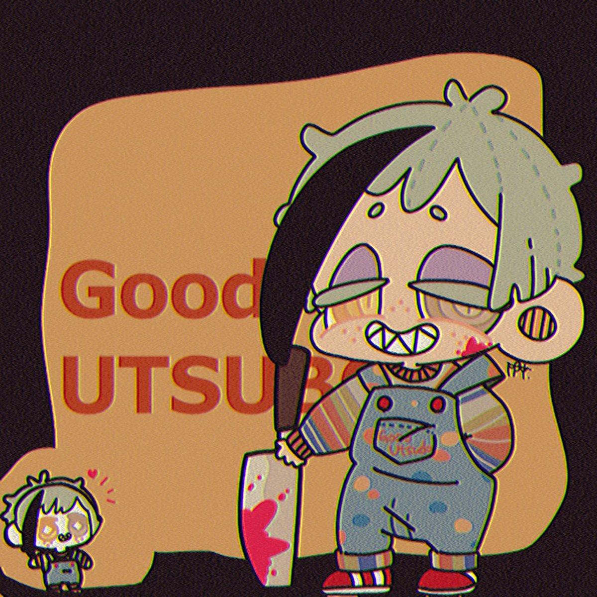 「Good
UTSUBO
にんぎょう🦈

🧸CHUCKYパロ 」|ଳらびたଳ5/3🥓のイラスト