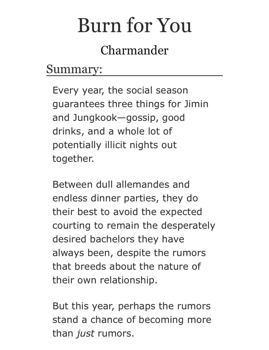 SINKOOLARITY's tweet photo. Burn for You by Charmander

50k words
https://t.co/15FKpFm7R1 https://t.co/ies3RG3sm5