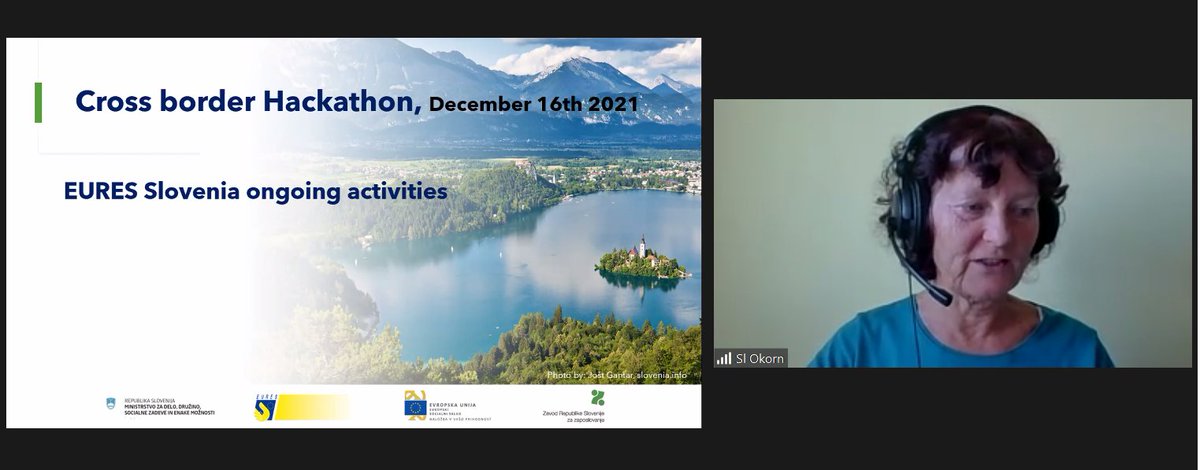 EuresFVG's tweet photo. Let's go on with @EURESJob  and in particolar National Coordinator of NCO #EURES #Slovenia #ZRSZ , Valerija OKORN! Our attention goes to the #services offered by Eures Slovenia. https://t.co/qfFObwV3pe