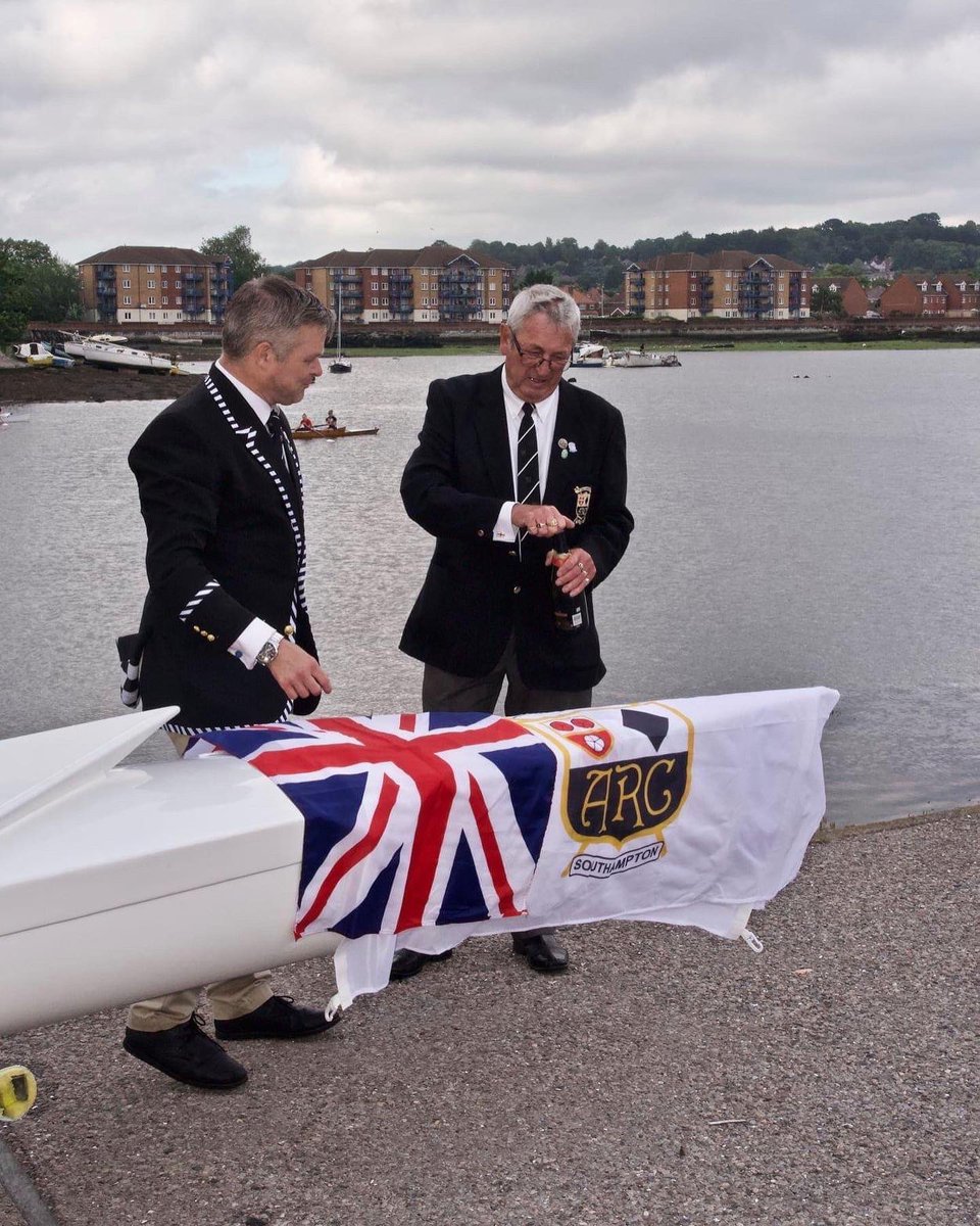 coaliesrowing's tweet photo. A #tbt to the naming of the Keith Warland at the club. Keith is a club legend who has done a massive amount for the club and the region. It was a true family affair and his Daughter Jac got a win in the boat the following regatta. @LoveRowing_BRCF @BritishRowing #Southampton https://t.co/cUeAekbjnu