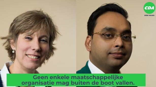 Veel Haagse maatschappelijke organisaties en hun vrijwilligers dreigen buiten de boot te vallen.⤵️

Volstrekt onacceptabel, vinden onze <a href="/KPartiman/">Kavish Partiman</a> en <a href="/AstridFrey/">Astrid Frey</a>!

Daarom👇

1️⃣ 2022 overgangsjaar
2️⃣ Externe evaluatie

Meer lezen ➡️cda.nl/zuid-holland/d…

#raad070 #vrijwilliger